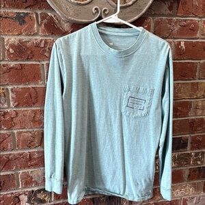 Southern Marsh Blue Long Sleeve Tee Casual Comfort